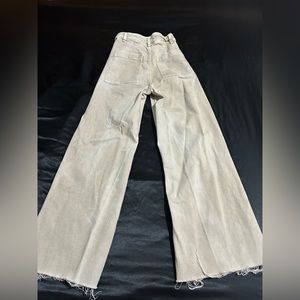 Zara straight leg pant, tan, size 0, worn twice, great condition.